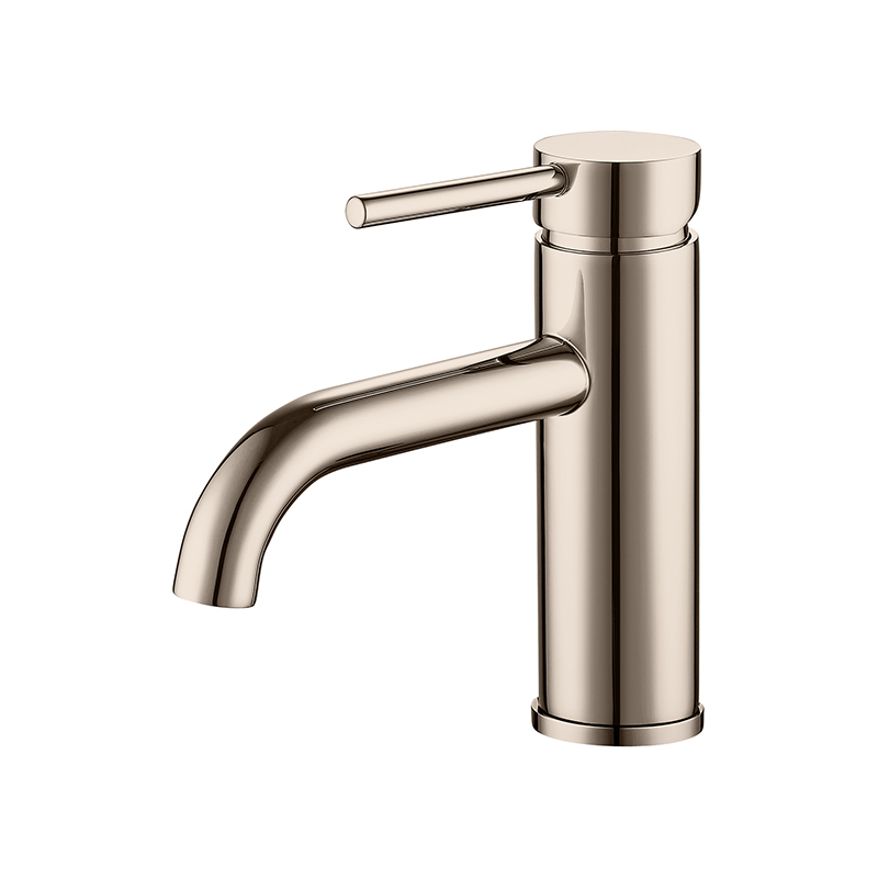 Single lever basin mixer for hand wash basins