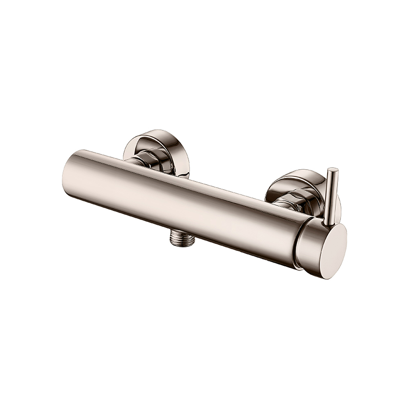 Single lever shower mixer for exposed installation