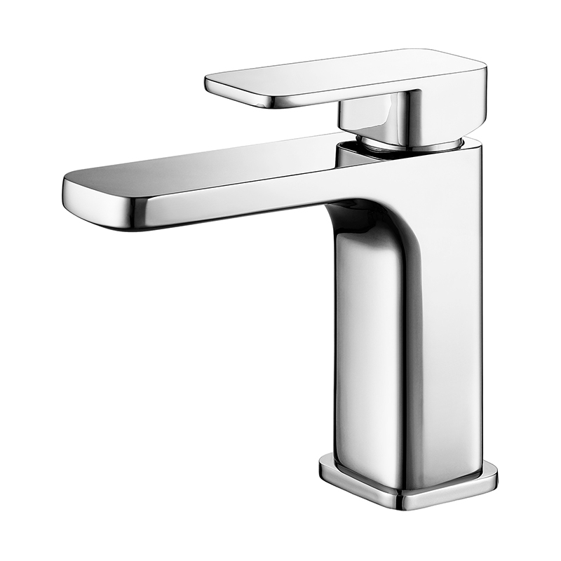 Single lever basin mixer for hand wash basins