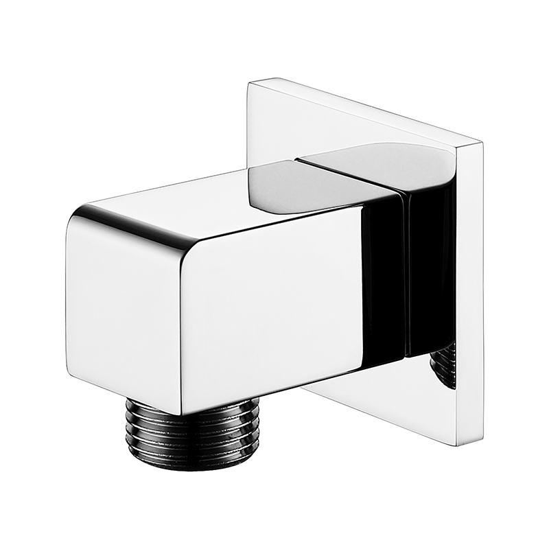 Wall-mounted shower elbow